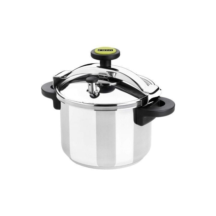Olla a Presión Monix Classica M530003/ Ø24cm/ 8L/ Acero Inoxidable/ Apta para Inducción