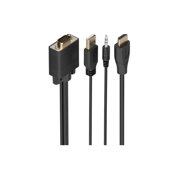 Aisens Cable Conversor HDMI a SVGA y Audio 1.5m