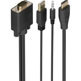 Aisens Cable Conversor HDMI a SVGA y Audio 2m