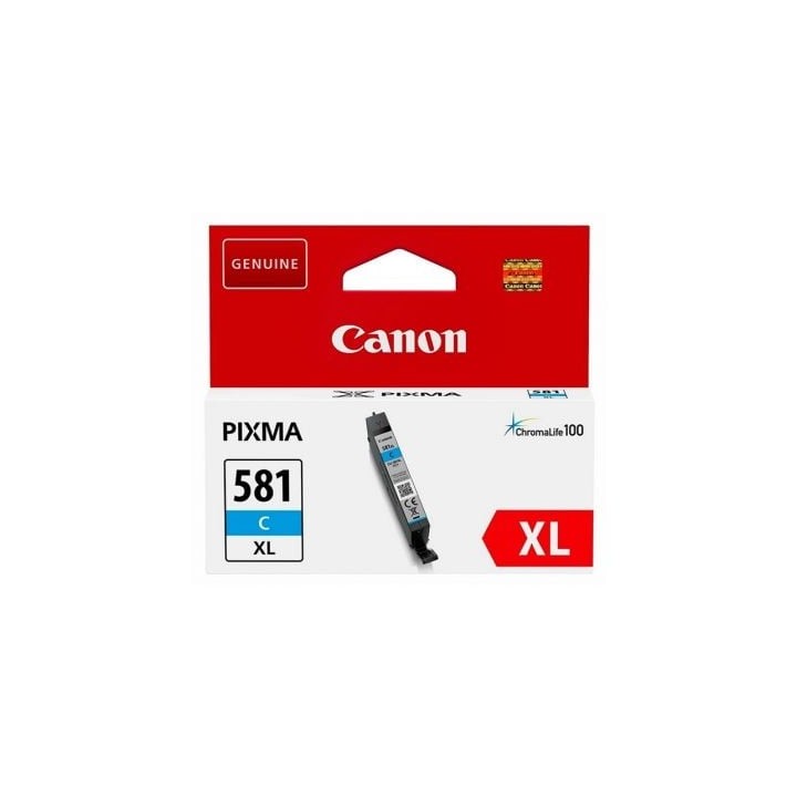 Cartucho de Tinta Original Canon CLI-581CXL Alta Capacidad/ Cian