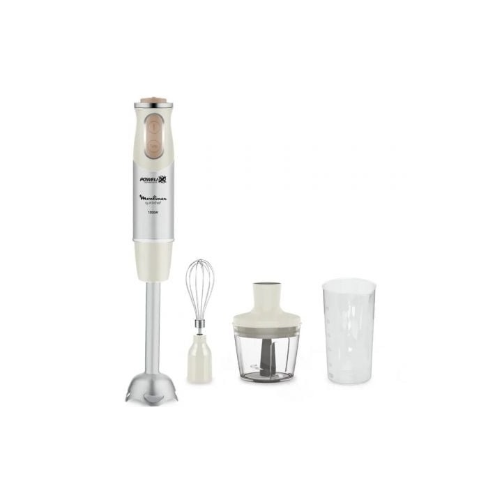 Batidora de mano Moulinex Quickchef/ 1000W/ 10 Velocidades/ Capacidad 800ml/ Incluye Varillas, Picadora y Vaso Medidor
