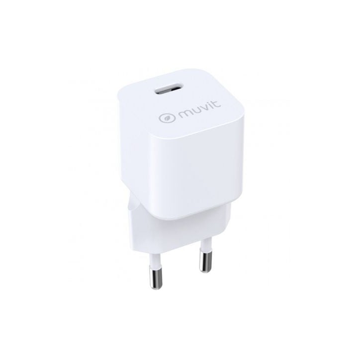 Cargador de Pared Muvit For Change MCACC0047/ 1xUSB Tipo-C/ 30W