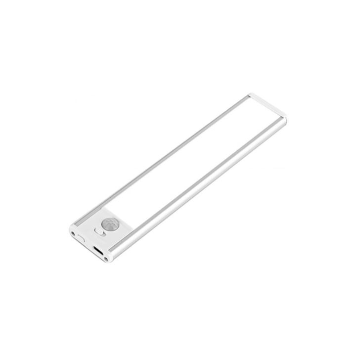 Barra de Luz Magnética con Sensor de Movimiento Muvit iO MIOCAB001/ 3 Modos de Luz/ con Batería/ Blanca