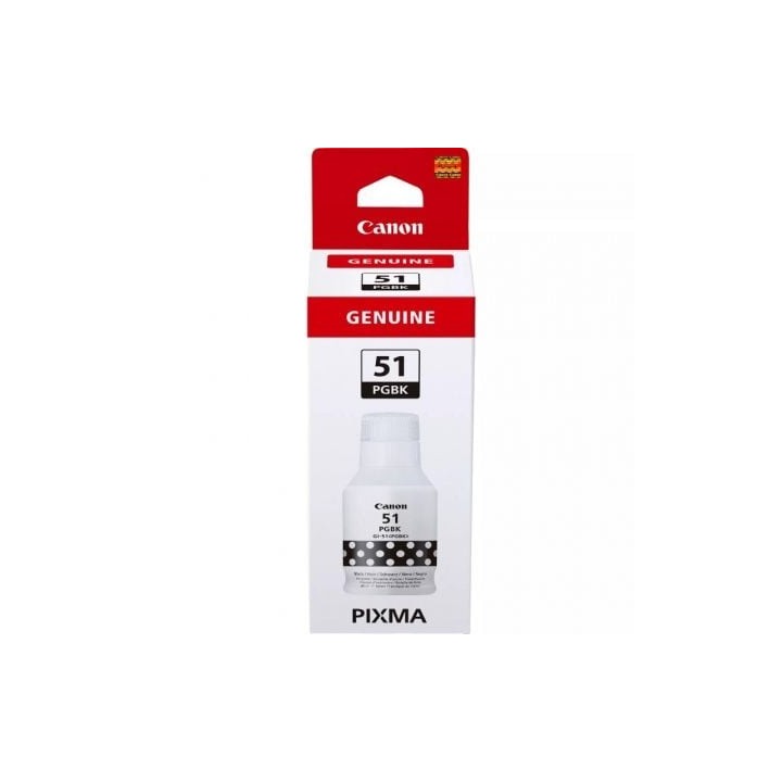 Botella de Tinta Original Canon GI-51/ Negra