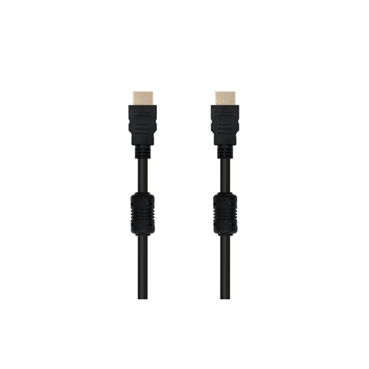 Cable HDMI 1.4 Nanocable 10.15.1802/ HDMI Macho - HDMI Macho/ 1.8m/ Negro