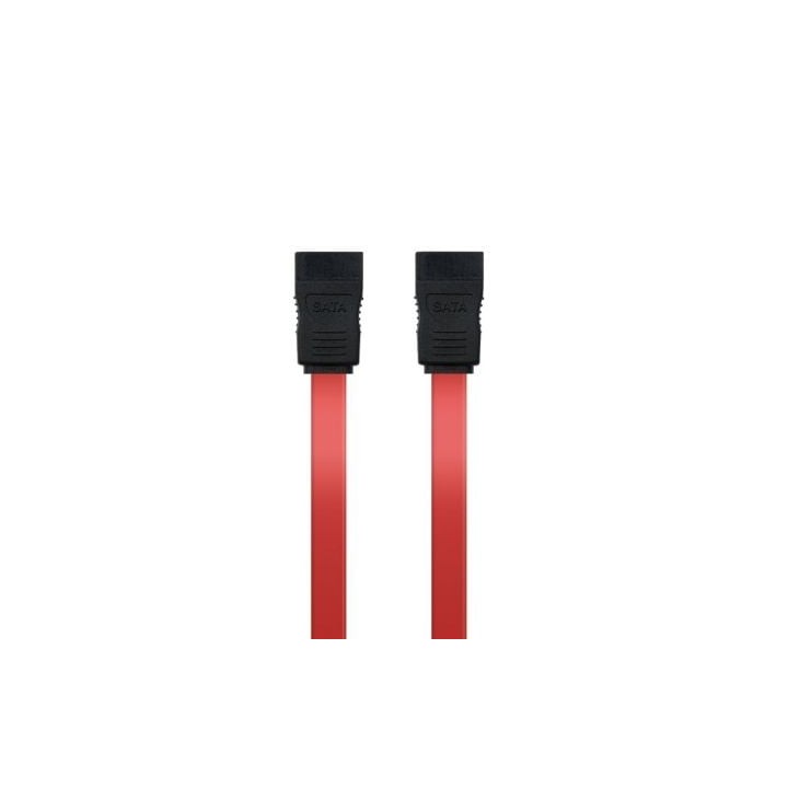 Cable SATA Nanocable 10.18.0101-OEM/ SATA Hembra - SATA Hembra/ 50cm/ Rojo