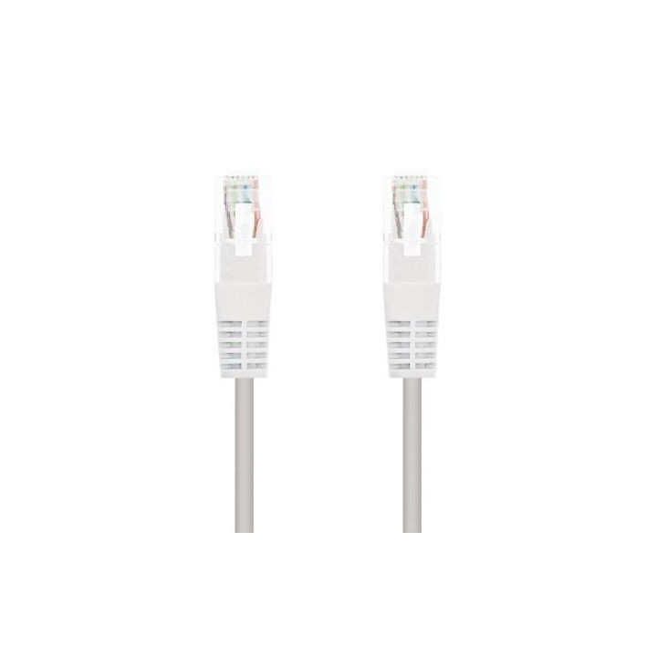 Cable de Red RJ45 UTP Nanocable 10.20.0101-W Cat.5e/ 1m/ Blanco