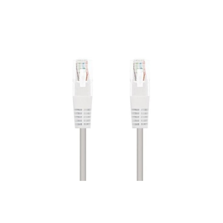 Cable de Red RJ45 UTP Nanocable 10.20.0105-W Cat.5e/ 5m/ Blanco