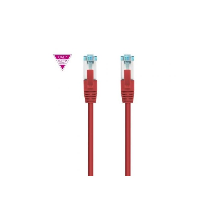 Cable de Red RJ45 SFTP Nanocable 10.20.1701-R Cat.7/ 1m/ Rojo