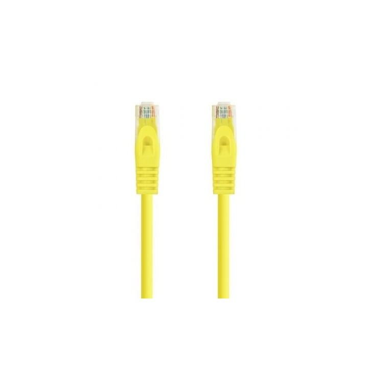Cable de Red RJ45 UTP Nanocable 10.20.1800-L25-Y Cat.6A/ LSZH/ 25cm/ Amarillo