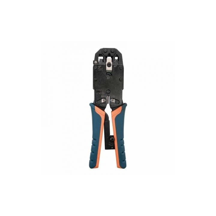 Crimpadora Metálica de Carraca Nanocable 10.31.0102 para RJ10-RJ11-RJ12-RJ45