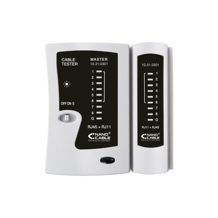 Tester Nanocable 10.31.0301 para RJ11-RJ12-RJ45