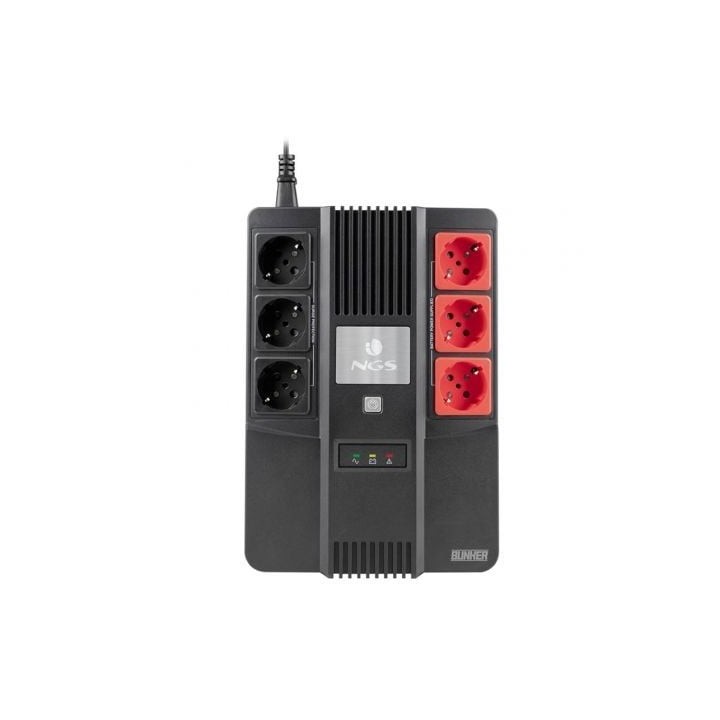 SAI Offline NGS Fortress Bunker/ 600VA-360W/ 6 Salidas/ Formato Bloque