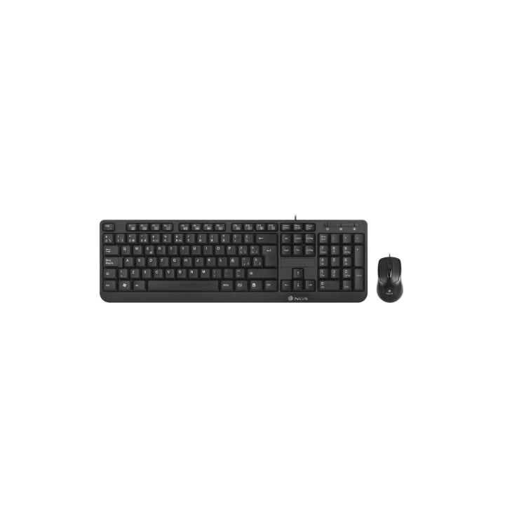 Teclado y Ratón NGS Cocoa KIT/ Portugués
