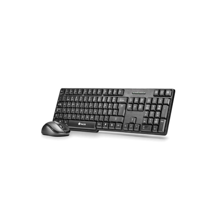Teclado y Ratón Inalámbricos NGS Euphoria KIT/ Portugués