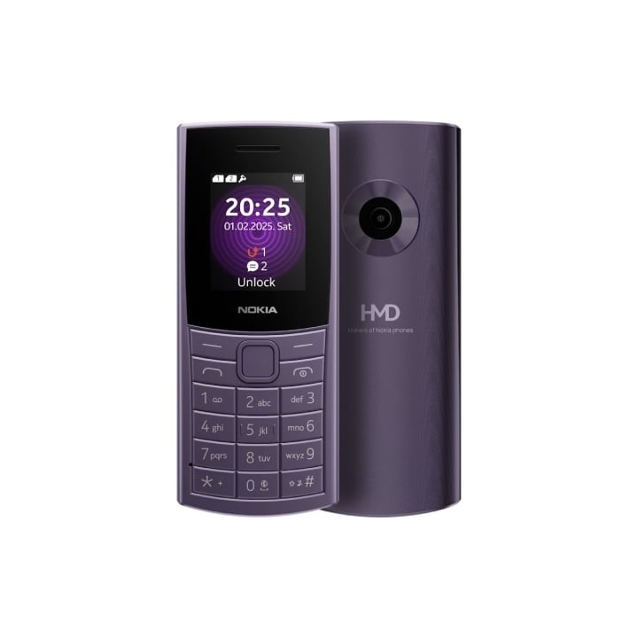Teléfono Móvil Nokia 110 4G 2nd Edition/ Púrpura