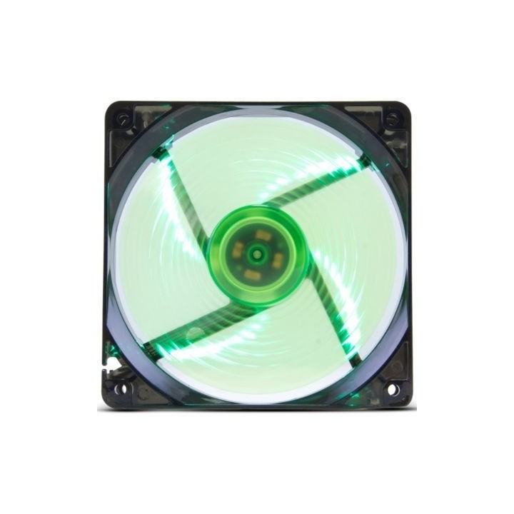 Ventilador Nox Coolfan 120 LED/ 12cm/ Verde