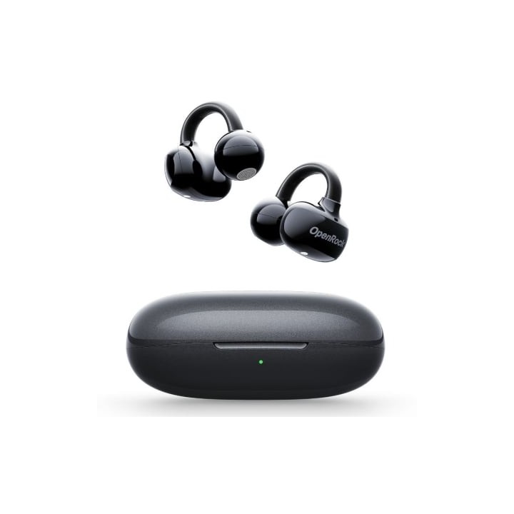 Auriculares Deportivos de Conducción Aérea OpenRock E OPACE01 con estuche de carga/ Autonomía 7h/ Negros