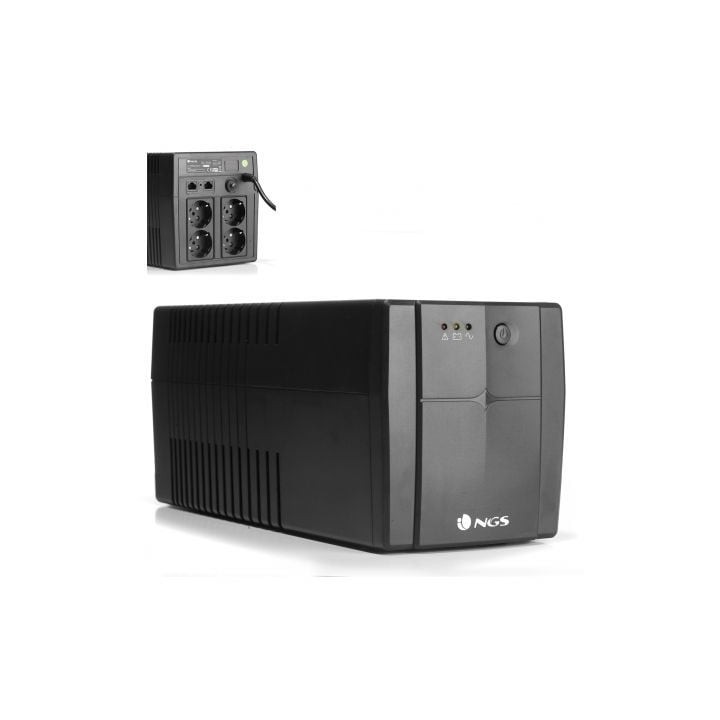 NGS Sai FORTRESS 1500V2, UPS 720W - AVR 4 SHUCKO