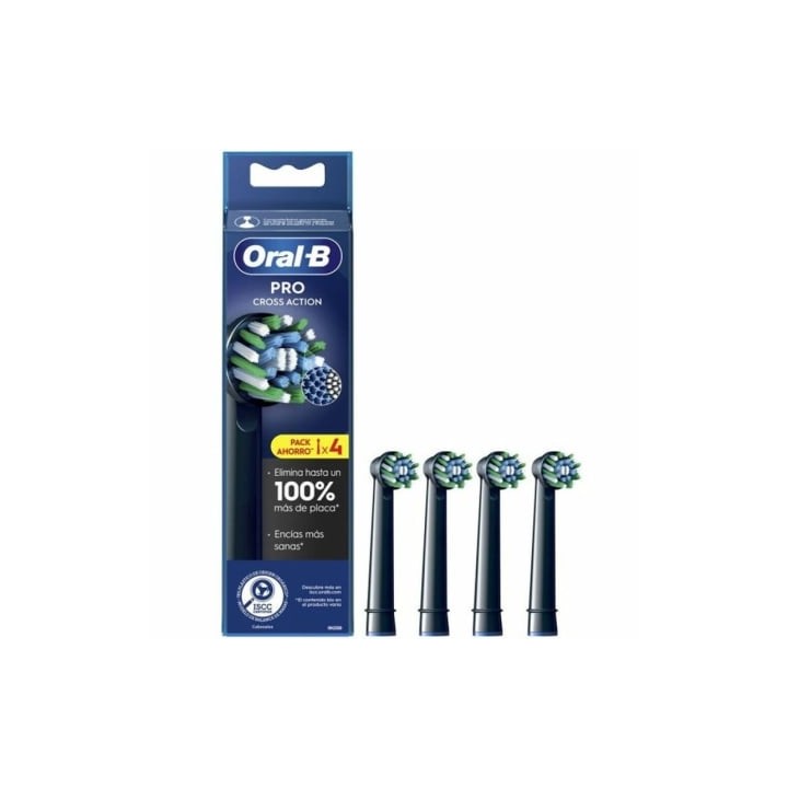 Cabezal de Recambio para cepillo Oral-B Pro Cross Action/ Pack 4 uds