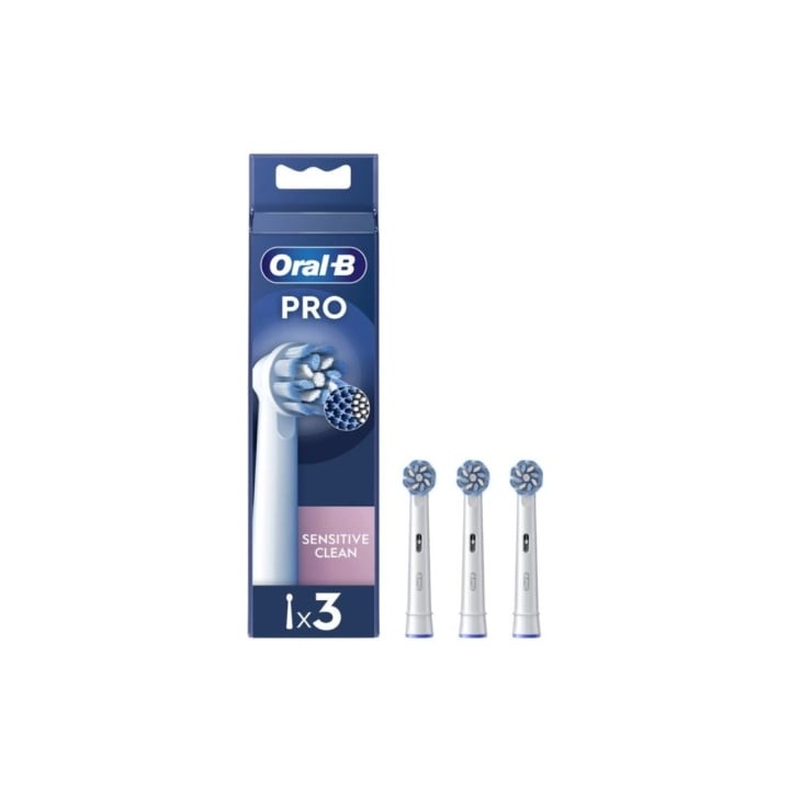 Cabezal de Recambio Braun para cepillo Braun Oral-B Sensitive Clean/ Pack 3 uds