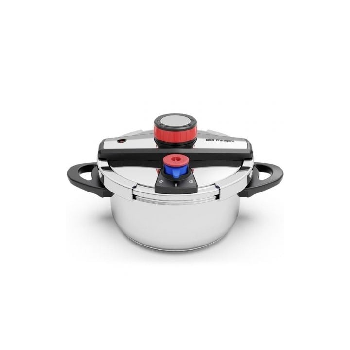 Olla a Presión Orbegozo HP 4200/ 4L/ Acero Inoxidable/ Apta para Inducción