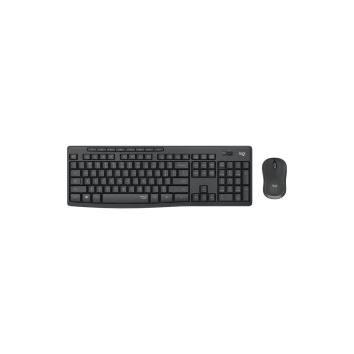 Teclado y Ratón Inalámbricos Logitech Silent Touch MK295/ Grafito