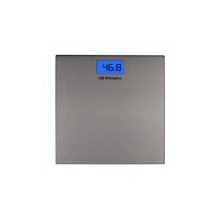Báscula de Baño Orbegozo PB-2222 A/ Hasta 150kg/ Gris
