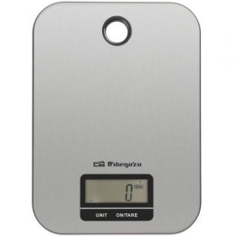 Báscula de Cocina Electrónica Orbegozo PC 1019/ hasta 5kg/ Plata