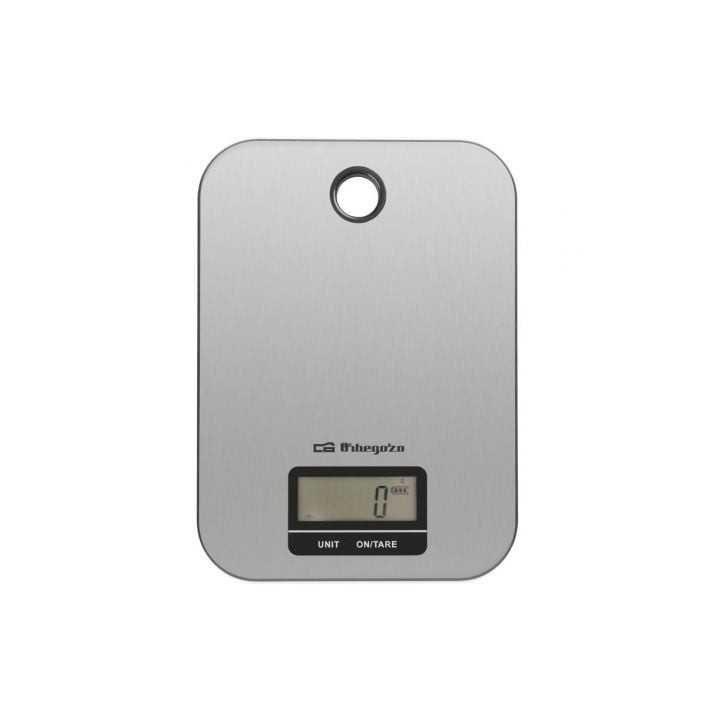 Báscula de Cocina Electrónica Orbegozo PC 1019/ hasta 5kg/ Plata