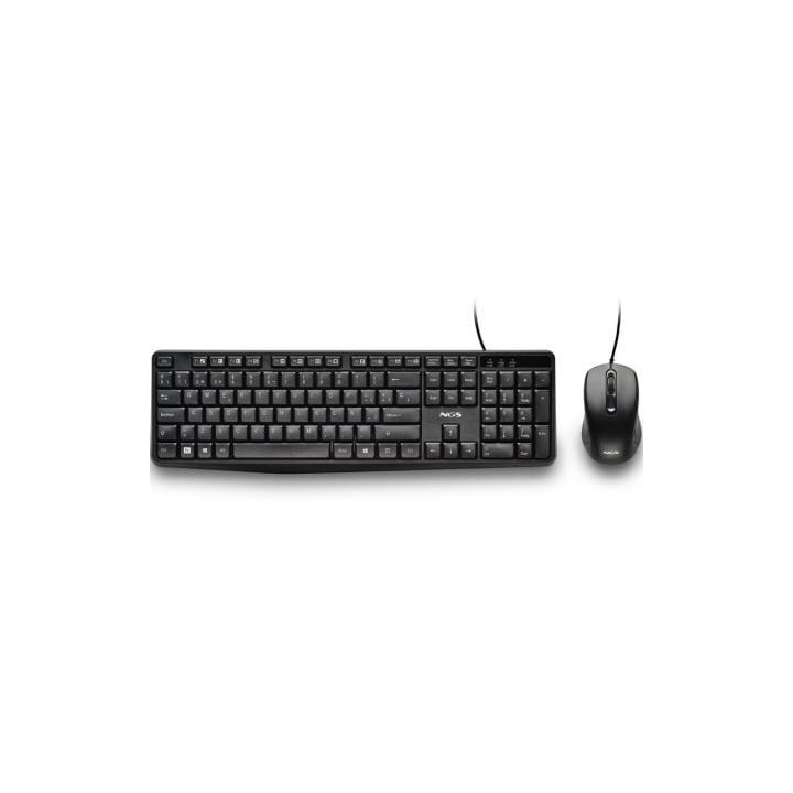 NGS Kit Teclado+Ratón con cable Cocoa