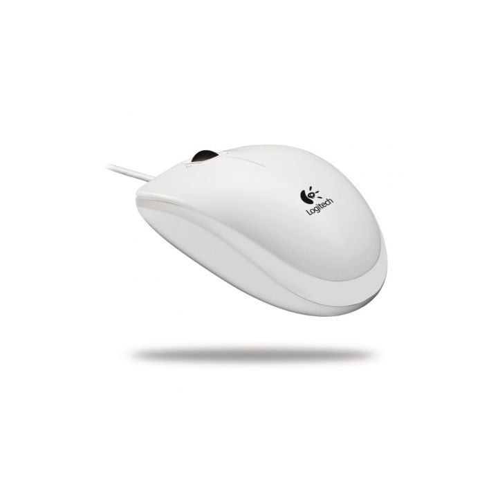 Logitech B100 Ratón Blanco OEM