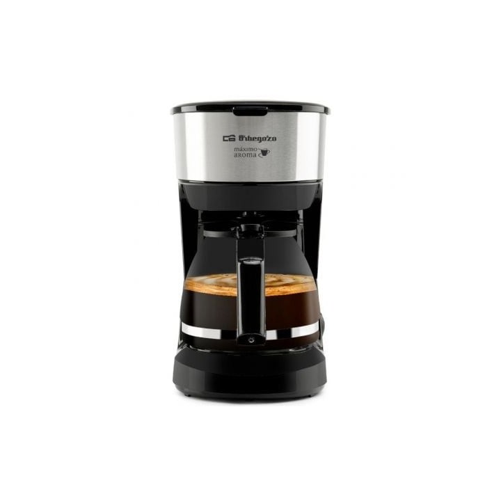 Cafetera de Goteo Orbegozo CG 4506/ 6 Tazas/ Negra y Plata