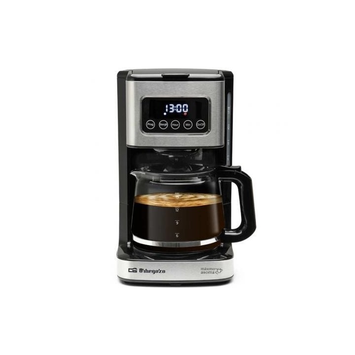 Cafetera de Goteo Orbegozo CG 6015/ 15 Tazas/ Negra