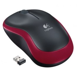 Logitech Ratón Inalámbrico M185 Rojo