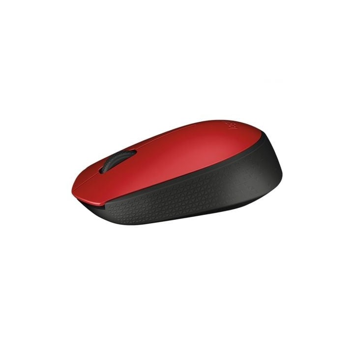 Logitech M171 Ratón Inalámbrico 1000 dpi Neg/Rojo