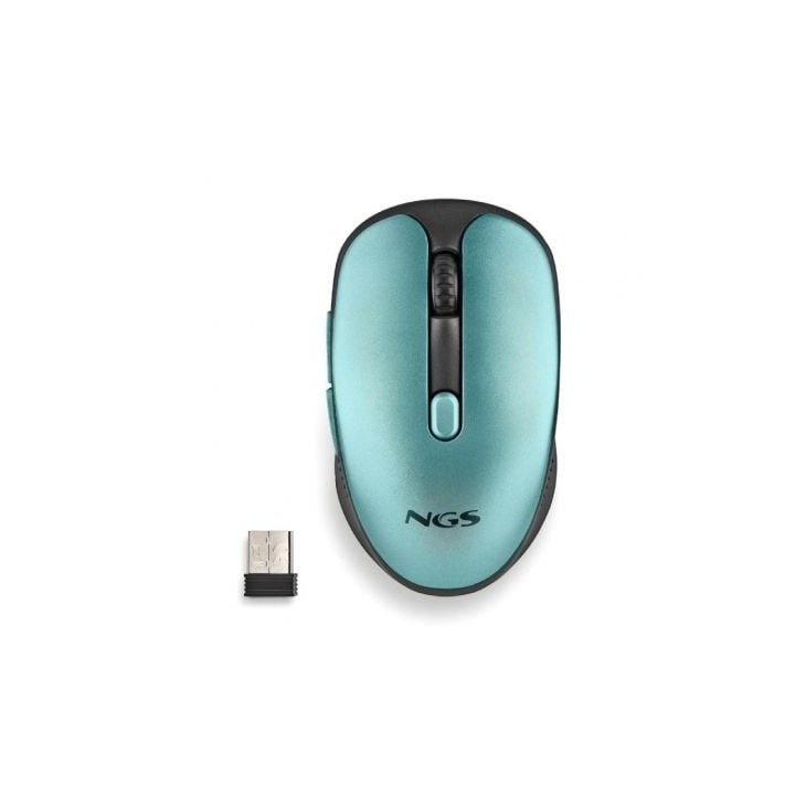 NGS Raton Inalambrico Recargable Silencioso Hielo
