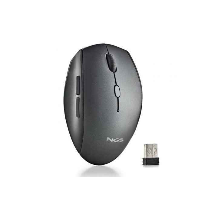 NGS RATON INALAMBRICO CON TECLAS SILENCIOSAS NEGRO