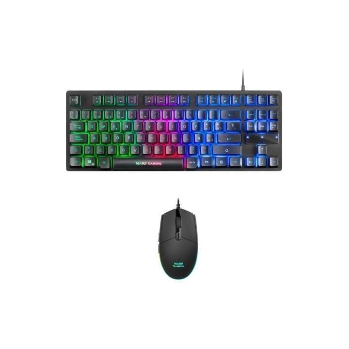 Mars Gaming MCPTKLES Tecl+Rat RGB H-mech