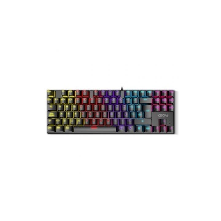 Teclado Gaming Mecánico Krom Kasic TKL/ Negro