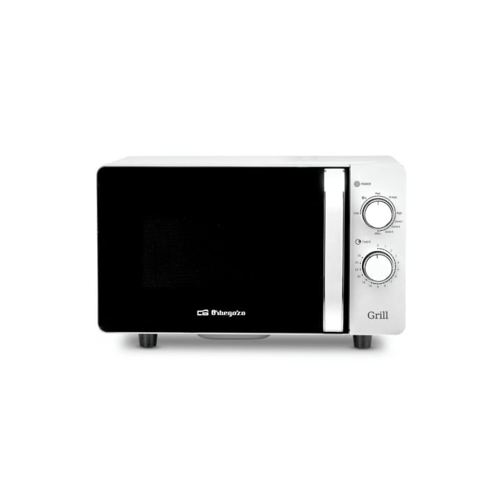 Microondas Orbegozo MIG 2070 CE/ 700W/ Capacidad 20L/ Función Grill/ Blanco