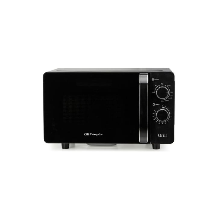 Microondas Orbegozo MIG 2071 CE/ 700W/ Capacidad 20L/ Función Grill/ Negro