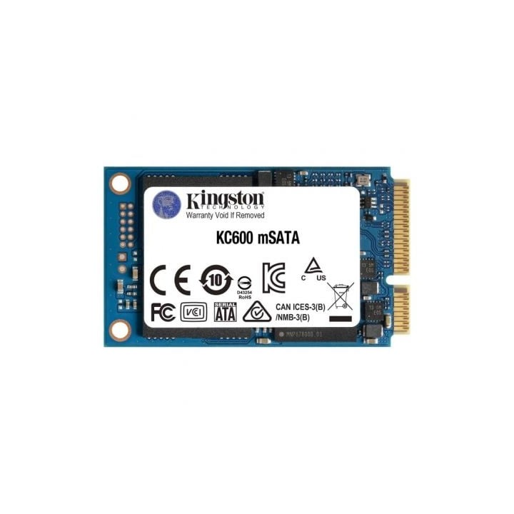Kingston SKC600MS/1024G SSD 1024GB TLC 3D mSATA