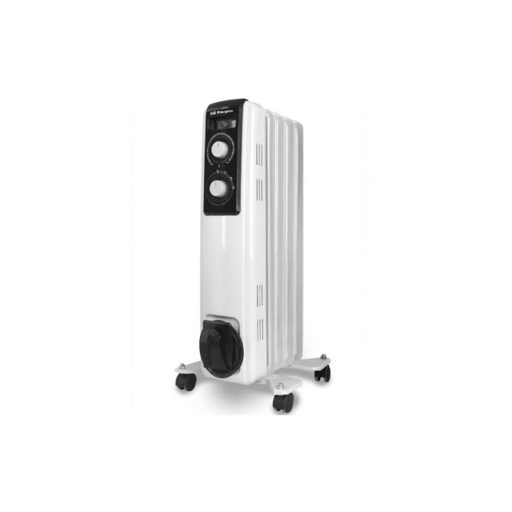 Radiador de Aceite Orbegozo RF 1000 A/ 2 Potencias/ 500-1000W/ 5 Elementos Caloríficos