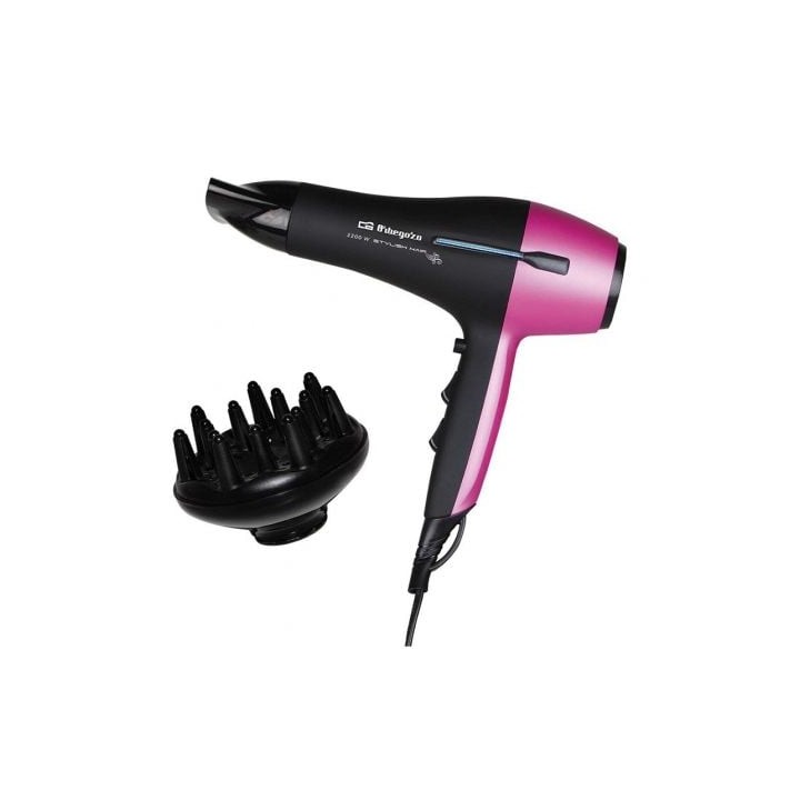 Secador Orbegozo SE 2320/ 2200W/ Negro y Lila