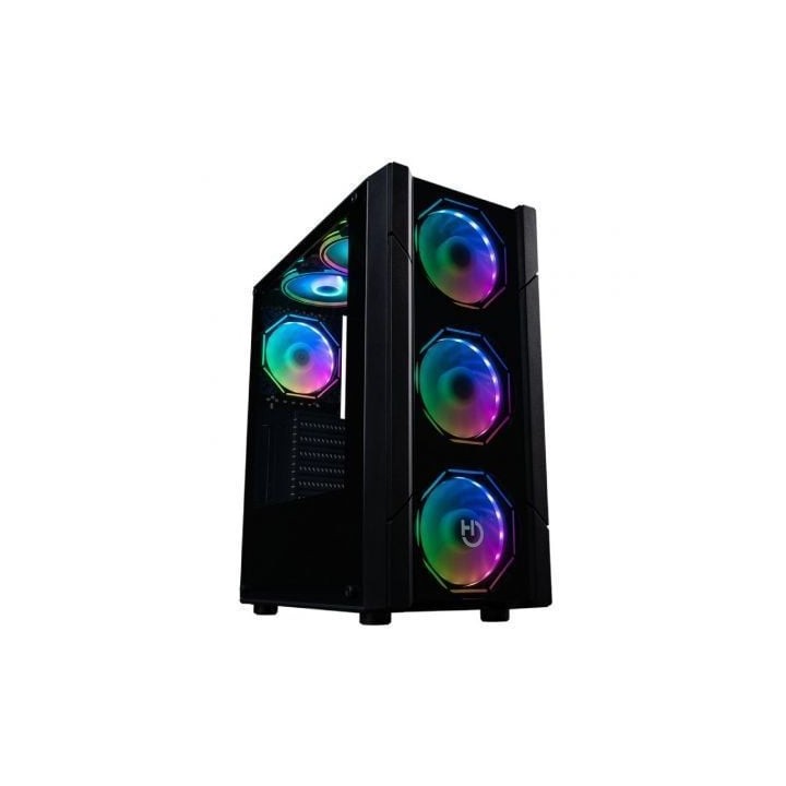 Hiditec Semitorre V30 PRO ARGB CRISTAL TEMPLADO