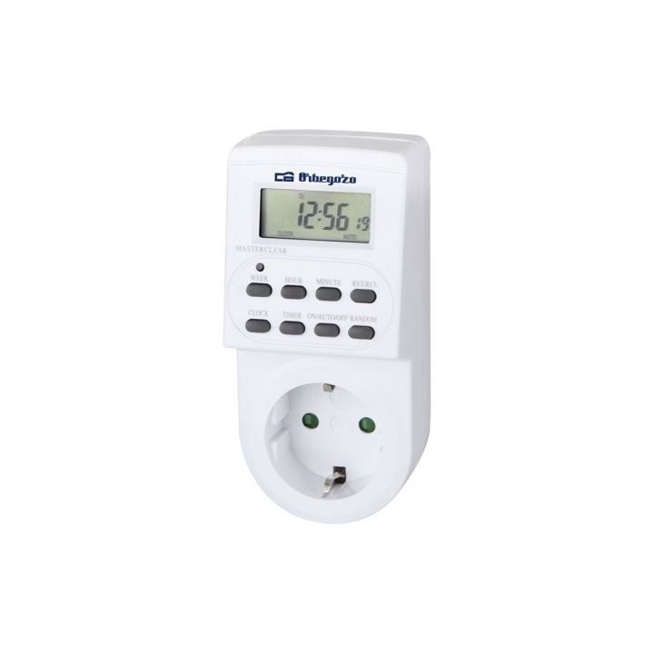 Programador de Enchufe Orbegozo PG 20 /Potencia Máxima 3600W