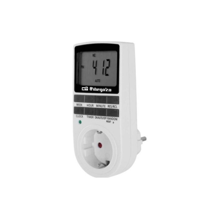 Programador de Enchufe Orbegozo PG 25/ Potencia Máxima 3680W