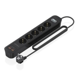 Aisens Regleta 5 tomas interruptor PD 2xUSBC 2xUSB