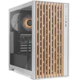 Nox Semitorre HUMMER ELEMENT madera blanco Type-C